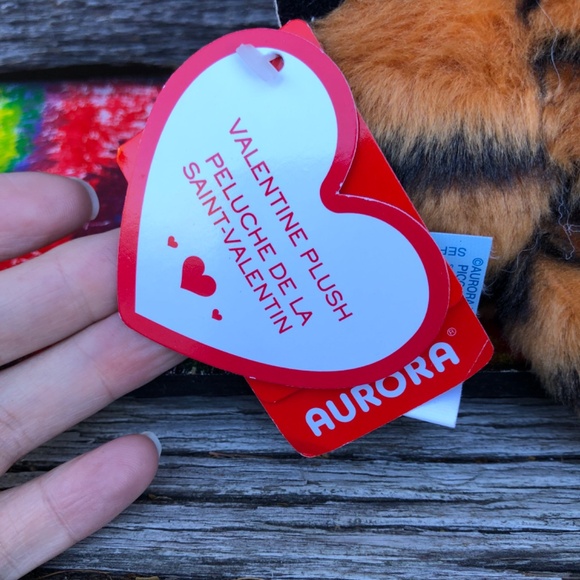 YooHoo & Friends mini round plushie Aurora World Valentines plush stuffed animal - Picture 4 of 9